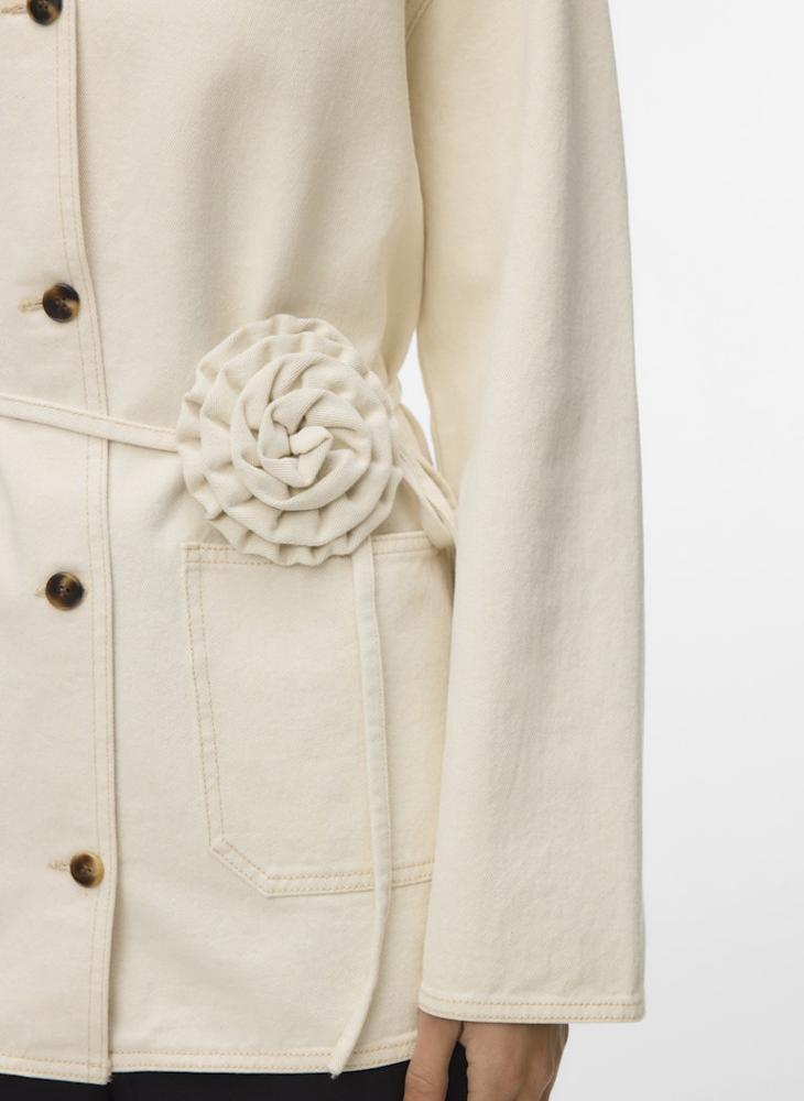 VERO MODA VMSAZZY LS ROSE BELT DNM JAKCET - Image 3